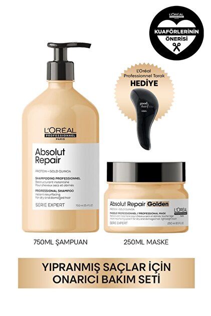 L'oreal Professionnel Yıpranmış Saçlar Için Onarıcı Saç Bakım Seti