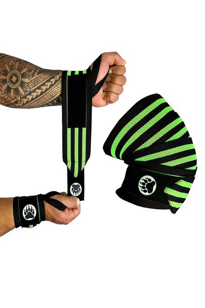 Fitness Crossfit Weight Wristband and Pro Knee Wraps Knee Bandage / Pro Set of 2