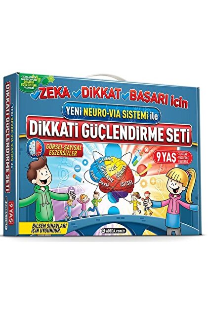 Adeda Yayınları Dikkati Güçlendirme Seti 9 Yaş / Osman Abalı