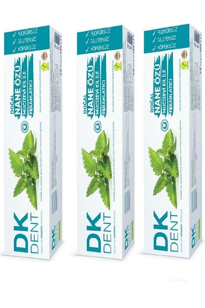 Dermokil Dk Dent Nane Özlü Diş Macunu 75ml X3 - Fiyatı, Yorumları