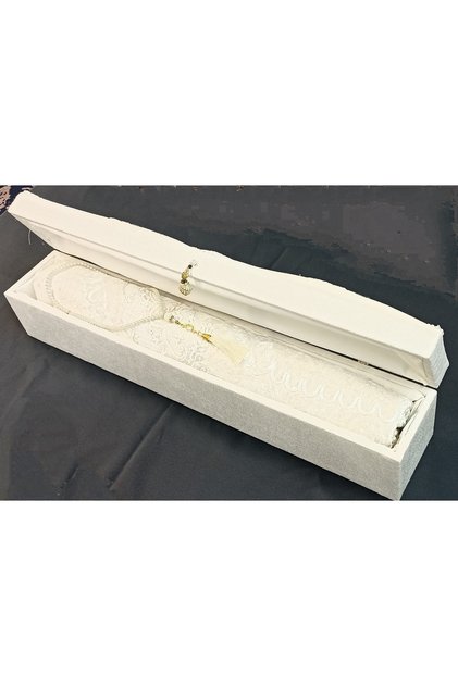 Velvet Chest Prayer Rug Set Gift Bundle Dowry Box