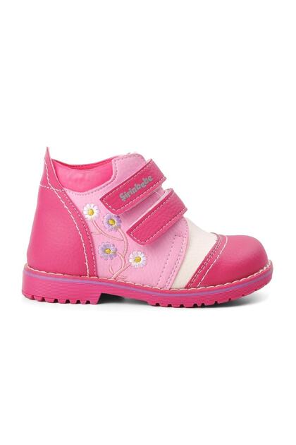 Åžng 2301997-B Fuchsia-Pink Velcro Girls' Boots