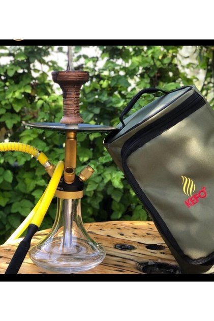 Çantalı Nargile Takımı Sarı Renk