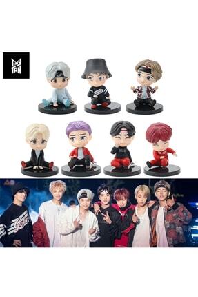NETAVANTAJ K-Pop BTS Grubu Karakter Aksiyon Figür Seti 7 Adet