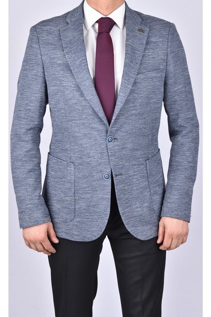 4578 Britain Slimfit Sports Jacket/Dark Grey/Size 48 - 6 Drop