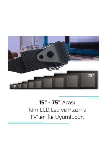 Pwr-1575 15''-75'' Lcd Güvenlik Kemeri (lcd Ve Bebek (lcd Ve Bebek Güvenlik Kemeri)