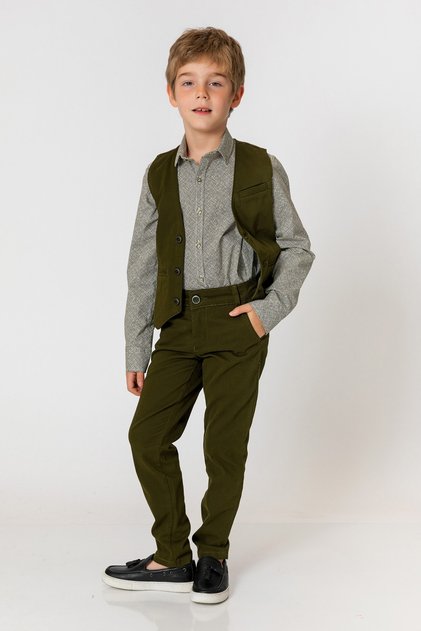 Boy's Khaki Shirt