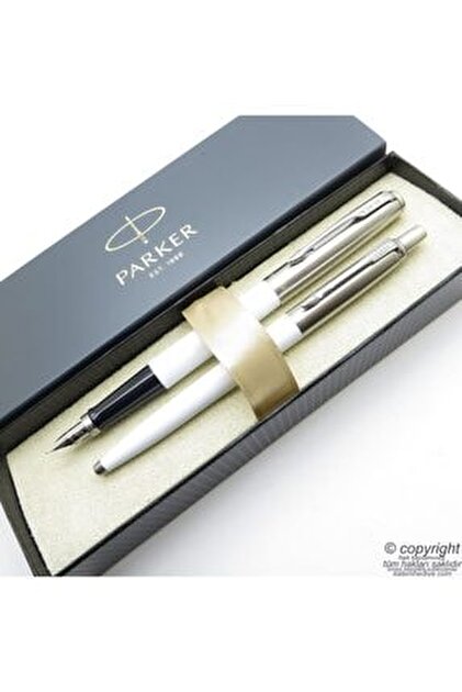 Parker Vector Siyah Roller Kalem + Tükenmez Kalem | Isme Özel