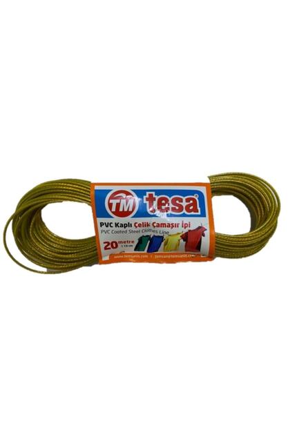 Pvc Kaplı Çelik Çamaşır Ipi 20 Metre