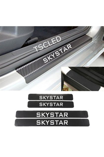 Nisan Skystar Carbon Door Sill Protection Sticker (SET OF 4)