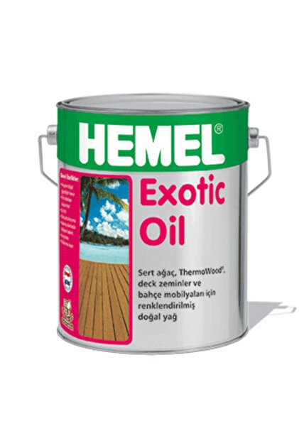 Hemel Exotic Oil - Bahçe Mobilyası Için Renkli Yağ - Natural 2.5