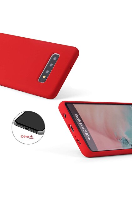 MobileGaraj Iphone 6/6s Kırmızı Içi Kadife Uzy Lansman Silikon Kılıf - 2