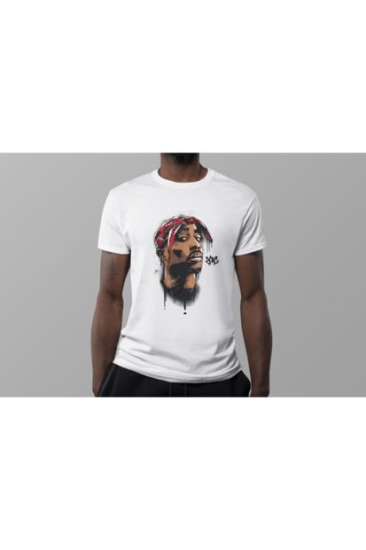 MİGMOOLS 2pac Tasarım Tişört-tshirt - 1