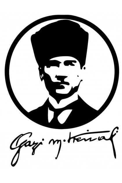 Gazi Mustafa Kemal Atatürk Car Sticker Paste