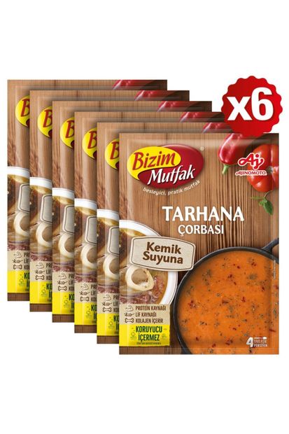 Bizim Mutfak Kemik Suyuna Tarhana Çorbası 65 Gr 6'Lı Paket - 1