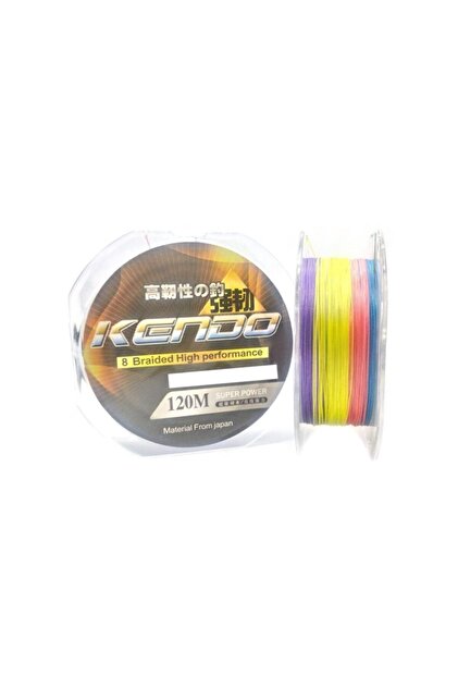 Kendo Dynema Multicolor 8Örgü Olta Misinası 120Mt 0.18 mm - Fiyatı