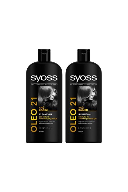 Syoss Oleo 21 Şampuan 550 mlx 2 Adet - 1