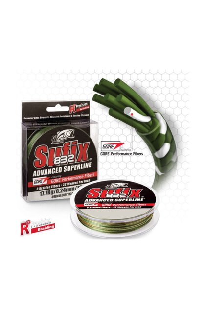 832 Advanced Superline İp Olta Misinası CAMO 0.20MM / 13.5KG / 120MT