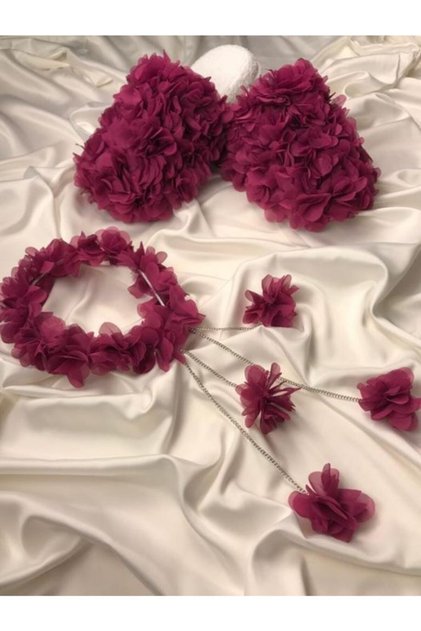 Princess Floral Maternity Slippers Crown Set 1044 – Maternity Set – Maternity Set – Maternity Set