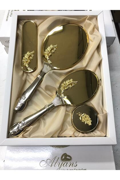 Set piepteni cu oglindă, 4 piese