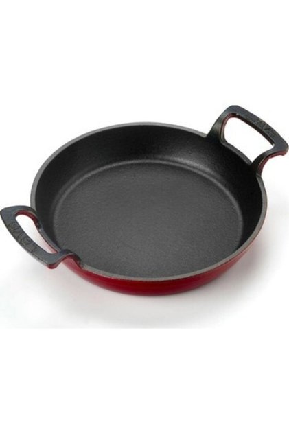 Yuvarlak Kulplu Tava, Çap 20 Cm, Kırmızı