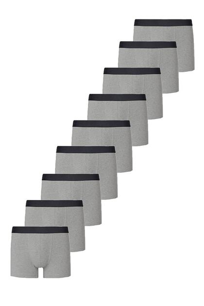 Men's Cotton Lycra Boxers 9 Pack