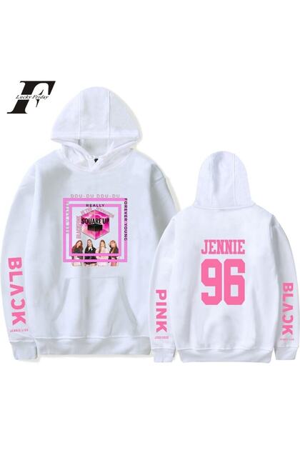 GALASHOP Blackpink Jennie Unisex Beyaz Kapşonlu - Fiyatı, Yorumları