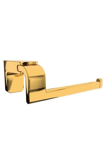 F1 Series Bathroom Stainless Paper Holder, Wall Mounted Open Toilet Paper Holder Gold