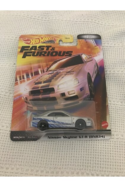 HOT WHEELS Premium Fast And Furious Nissan Skyline Gt-r (bnr34