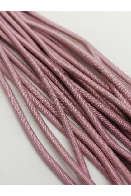 3 Mm Rubber Thread Dried Rose Color 10 Meters