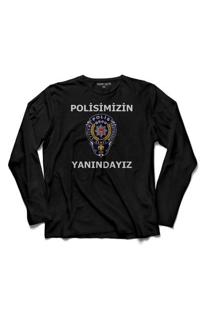 We Stand With Our Police, Our Soldiers, Our Army Long Sleeve T-Shirt Printed Children's T-shirt