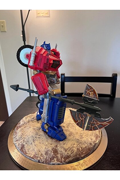 TuransoyCraft Optimus Prime Cybertron Savaşı Transformers Boyalı