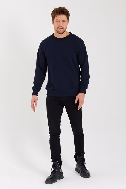 Bisiklet Yaka Sweatshirt