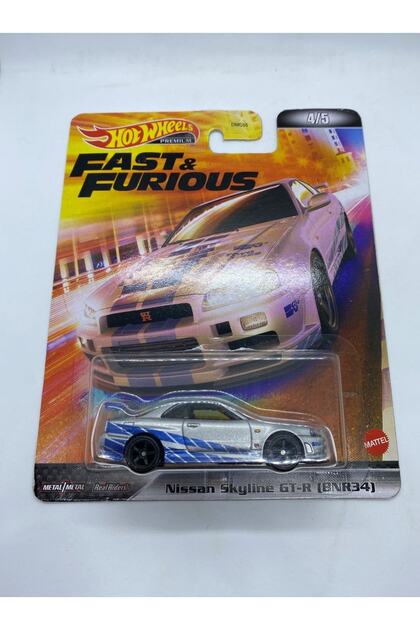 HOT WHEELS Premium Nissan Skyline Gt-r (bnr34) *fast And Furious