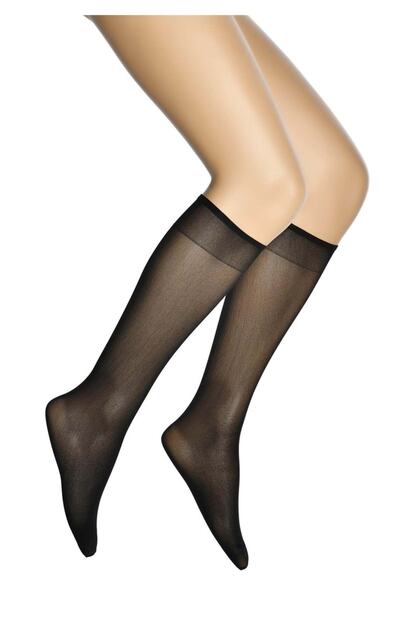 Or-al Ten Women's 2 Pack 40 Denier Mousse Knee Socks-500-black