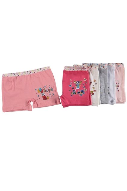 Pack of 6 402 Girls' Boxers
