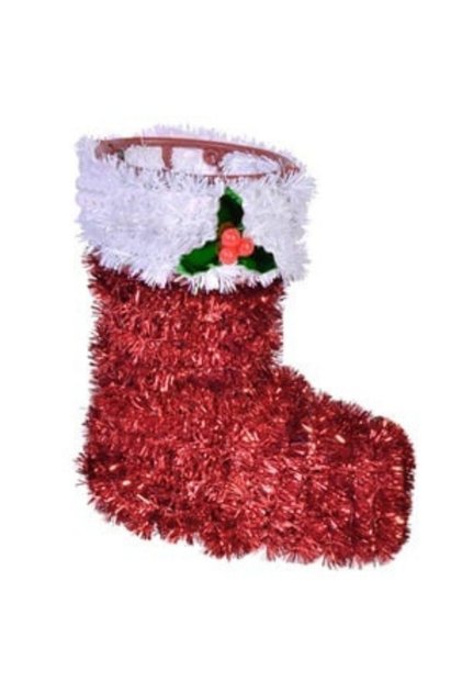 Christmas Pine Tree Santa Claus Boots 12 Cm 1 Piece