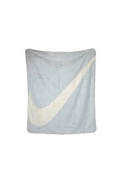 Nike -sportswear Blanket-faux-fur-swoosh-gri-battaniye-do3793