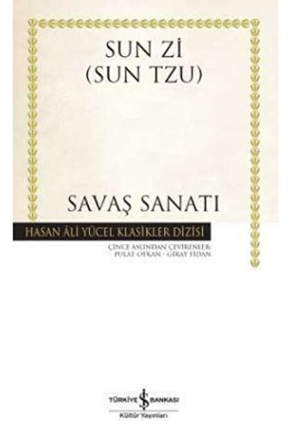 Türkiye İş Bankası Kültür Yayınları Türkiye - Savaş Sanatı / Sun