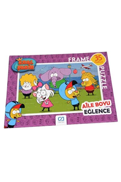 CA Games Kral Şakir 35 Parça Frame Puzzle Ca5050 - Fiyatı, Yorumları