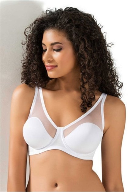 Lejardin Women's Recovery Bra Linda Tulle Covered Soft Cup