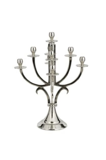 Ellora 9 Kollu Mumluk Gümüş 58 Cm