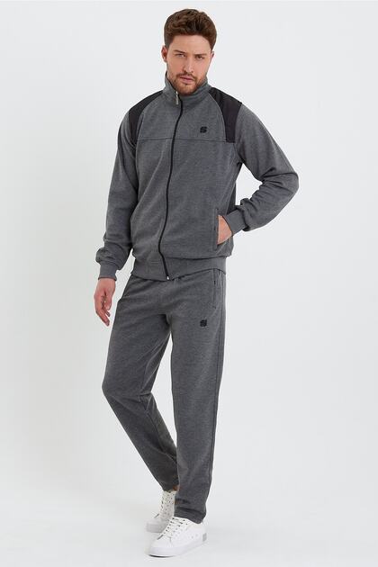 Dawrazz Men's Collar Tracksuit Set