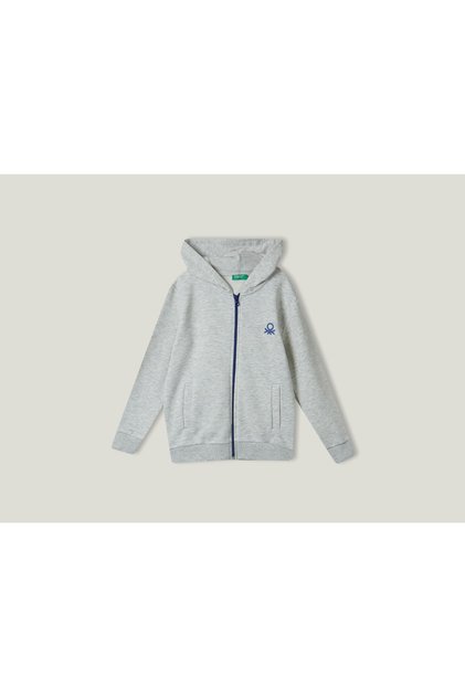 Full Zipper Unisex Children's Sweatshirt Bnt-155 Ut Gray
