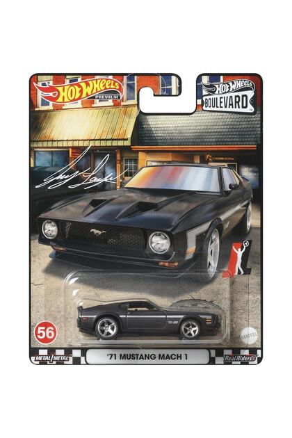HOT WHEELS Premium Boulevard 71 Mustang Mach 1 1:64 Ölçek 7cm Mini