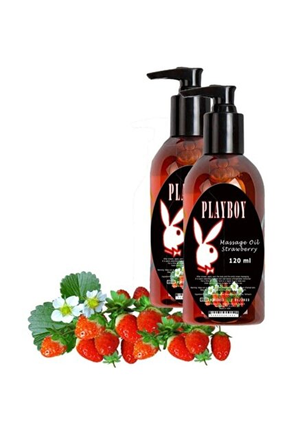 Genel Markalar Strawberry Massage Oil 2 Adet Çilek Aromalı Vücut Masaj Yağı - 1