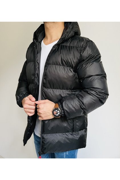 Kapüşonlu Şişme Mont