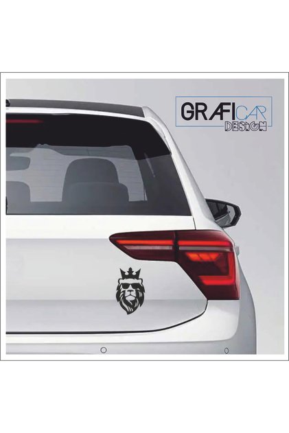 King Lion Head Sticker