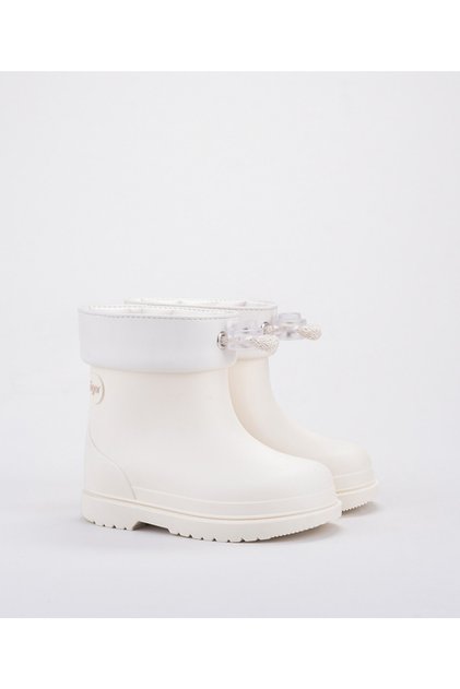 W10257-017 Bımbı Eurı Blanco White Unisex Children's Rain Boots