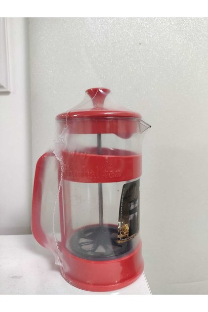 Barista French Press Red